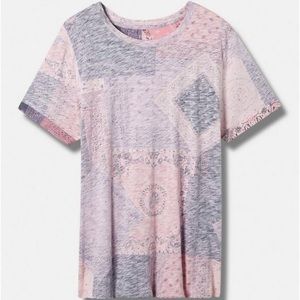 TORRID ~ Relaxed Fit Heritage Slub Roll Sleeve Tee